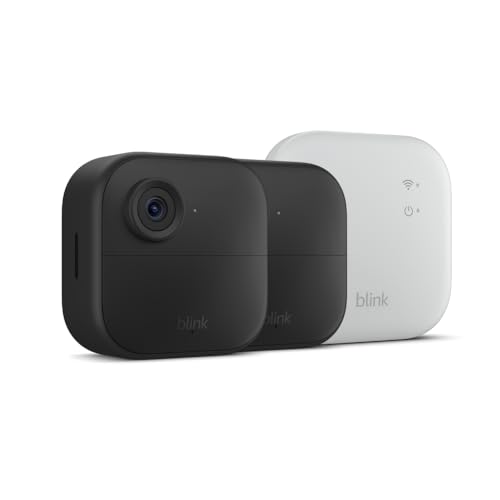 Blink Outdoor 4 XR two-year battery camera 4x security coverage 2 camera - Black - Like New
