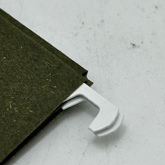 SMEAD 100% RECYCLED FASTAB HANGING FILE FOLDERS - GREEN - 1 SET OF 3 FOLDERS - Like New