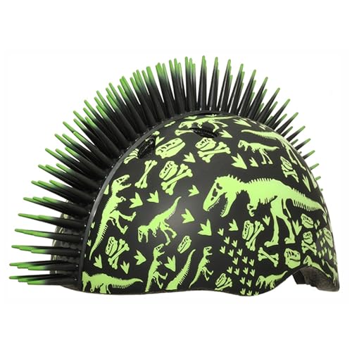 Raskullz Mohawk Helmet Toddler (48-52 CM) Trex Bonekz Green/Black Size 48-52 cm - Like New