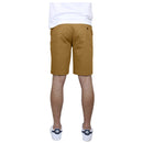 GALAXY BY HARVIC MEN'S 5-POCKET FLAT-FRONT STRETCH SHORTS - SIZE: 40 - TIMBER - Brand New
