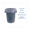 GEN HIGH DENSITY CAN LINERS 16 GAL 0.31 MIL 20 ROLLS 1000 BAGS TOTAL - CLEAR - Brand New