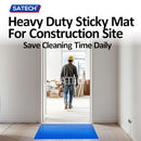 SATECH Sticky/Tacky/Adhesive Mat 24" x 36" Blue (Case of 4 Mats,30 Sheets Each) - Brand New