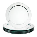 Koyal Wholesale Mirror Charger Plates, Bulk Set of 4 B08LMYQKGX - Silver - Brand New
