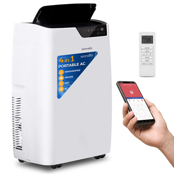 SereneLife 14000 BTU Portable Air Conditioner 4-in-1 with - Scratch & Dent