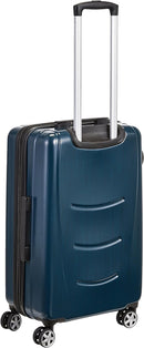 Amazon Basics Hard Shell Carry On Spinner Suitcase Luggage 22 Inch Navy Blue - Like New