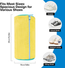 GENERIC SHOE WASHING MACHINE BAG LAUNDRY SHOE BAG - 2PC - YELLOW - Like New
