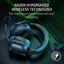 RAZER BLACKSHARK V2 HYPERSPEED WIRELESS GAMING HEADSET: 280G LIGHTWEIGHT BLACK - Like New