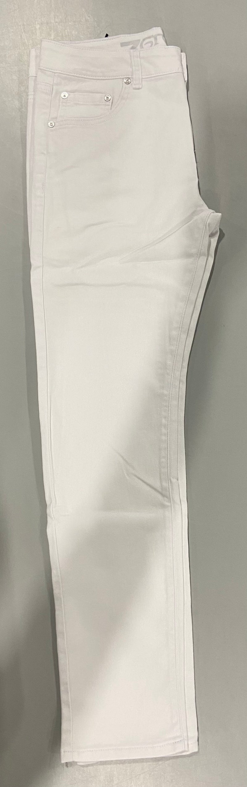 7GROOVE SLIM JEANS - SIZE: MEN 34X32 - WHITE - Brand New