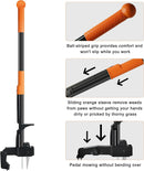 GENERIC STAND-UP WEED PULLER TOOL 40 LONG HANDLE - ORANGE - Scratch & Dent