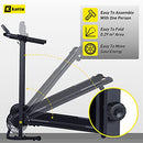 KOTIA MANUAL TREADMILL - SMALL FOLDABLE TREADMILL GHN213 - BLACK - Like New