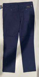 GALAXY BY HARVIC PANTS WOMEN 4 WAY STRETCH CASUAL - 36WX29L - NAVY - Brand New