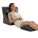 QIRROBONI 4PCS ORTHOPEDIC BED WEDGE PILLOW SET - CHARCOAL GRAY - Brand New