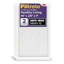 Filtrete 14" x 24" x 1" Air Filter MERV 12 MPR 1500 2 HVAC Filters Bacteria - Brand New