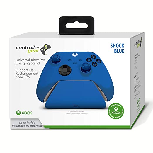 Controller Gear Universal Xbox Pro Charging Stand CSXBXXX1R-00PBX - Shock Blue New