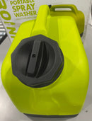 SUN JOE 24V CORDLESS PORTABLE SINK/SHOWER WASHER KIT W/BATTERY - GREEN/BLACK - Like New