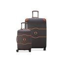 DELSY PARIS CHATELET AIR 2.0 LUGGAGE WHEELS 19/28 40167680106 - CHOCOLATE BROWN - Like New