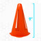 FRANKLIN SPORTS MLS FLEXI CONES 4CT POLYETHYLENE FIELD EQUIPMENT - BRIGHT ORANGE - Like New
