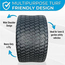 Veteran Tire and Rubber OTR Grassmaster Turf Tire (20x10-8 Pair) - Brand New