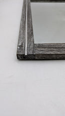 AAZZKANG Wood Framed Wall Mirror Rustic Mirror Bedroom Bathroom 20"x16" - Brand New
