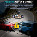 TEHCLIFE 4 CHANNEL 2.5K DASH CAM FRONT REAR LEFT RIGHT 170° TECHLIFE-S10 - BLACK - Like New