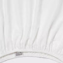 ROOM ESSENTIALS EASY CARE COTTON BLEND SATEEN FITTED SHEET, KING - WHITE - Like New