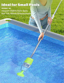 WYBOT Handheld Pool Vacuum with Telescopic Pole - Green Like New