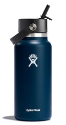 HYDRO FLASK 32 OZ WIDE FLEX STRAW CAP BOTTLE - BOTTLE, WIDE STRAW LID - INDIGO - Brand New