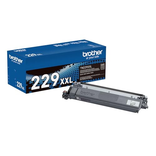 Brother Genuine TN229XXLBK Black Super High Yield Printer Toner Cartridge - Brand New