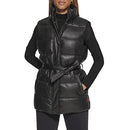 LEVI'S(R) VEGAN LEATHER PUFFER VEST BLACK L - Brand New