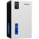 NINESKY DEHUMIDIFIER FOR HOME 95 OZ WATER TANK 800 SQ.FT CT2 - WHITE/BLACK Like New