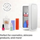 ICEMAN PORTABLE MINI FRIDGE, COOLER, RJ48-V2-8-WHITE - WHITE - Like New