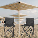 YSSOA FNCHARCAMP Portable Folding Camping Chair Adult Carry Bag - Black - Like New