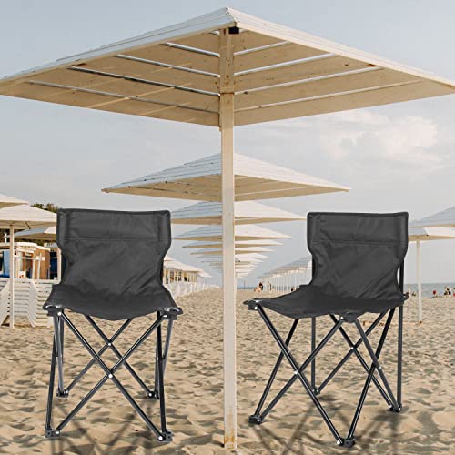 YSSOA FNCHARCAMP Portable Folding Camping Chair Adult Carry Bag - Black - Like New