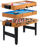 ARLIME 3 in 1 Multi Game Table, 48'' Foosball Desk w/Billiards, Slide Hockey - Like New