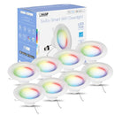 Feit Electric 5/6in Smart Recessed Downlights 75W Eq 1000 Lumens 8 Pack - Brand New
