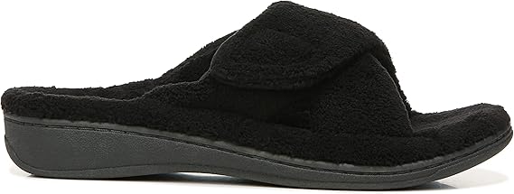 VIONIC WOMEN'S RELAX HOUSE SLIPPER - SIZE: WOMEN 10 (AU/UK W8) (EU W42) - BLACK - Like New