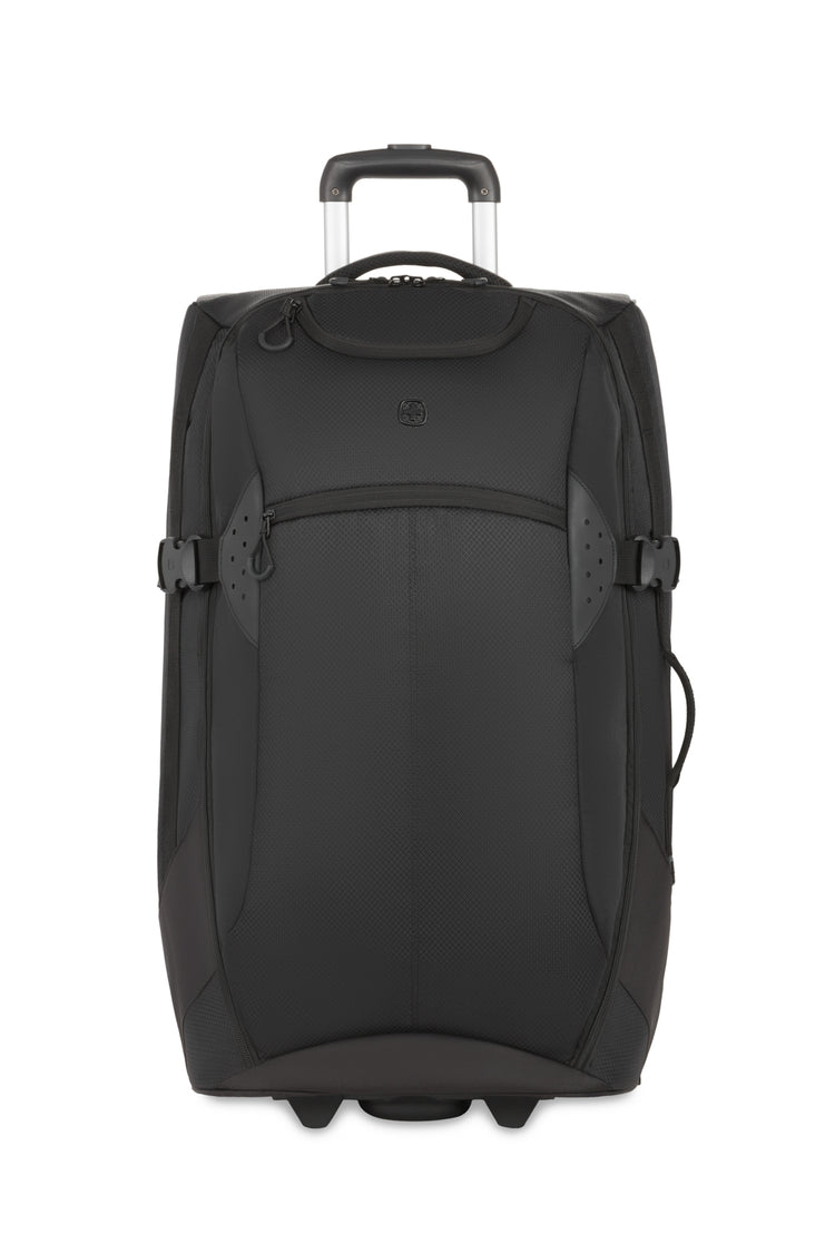 SWISS GEAR THE APEX PRO 28" DUFFEL ROLLER - BLACK - Brand New