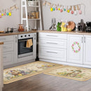 DRYDIET EASTER KITCHEN RUGS AND MATS SET - 17 x 30, 17 x 47 Inch - Like New