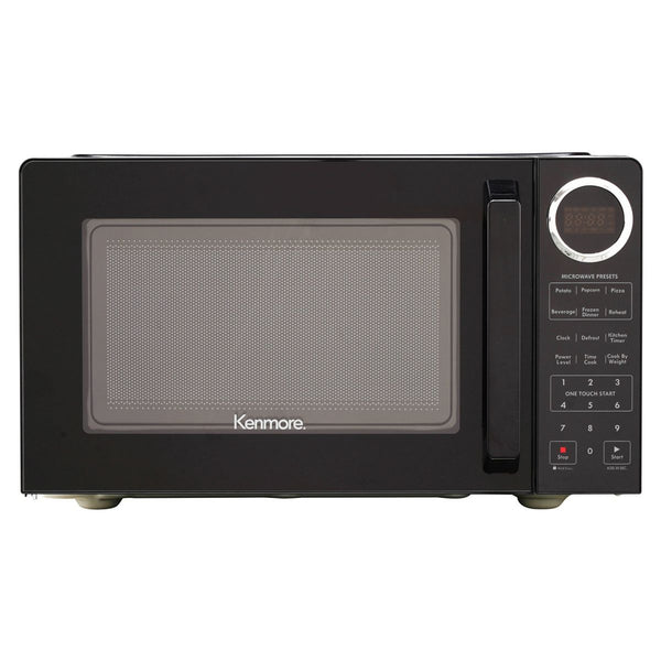 KENMORE 0.9 CU-FT MICROWAVE COUNTERTOP 900W CHILD LOCK 6 PROGRAMS - BLACK - Like New