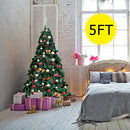COSTWAY 5FT ARTIFICIAL PVC CHRISTMAS TREE W/STAND HOLIDAY SEASON GREEN 5" - Like New