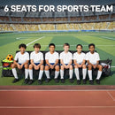 EVER ADVANCED 6 Seats Folding Soccer Team Bench with Carry Bag, Portable Soccer - Like New