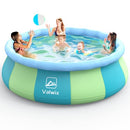 Valwix 12ft x 33in Inflatable Above Ground Swimming Pool - B09MRK4FHJ - Like New