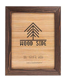 Rustic Wooden Poster Picture Frame 18x24 Wall Mounting Photo Frame - Brown Wenge - Brand New