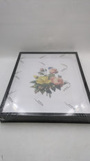 MJ 16x20 Black Frame - Rosa Lutea & Rosa Indica Botanical - Brand New
