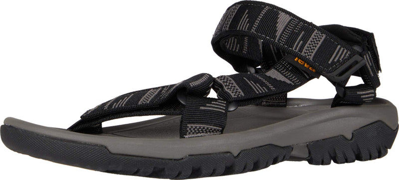 TEVA MEN HURRICANE XLT2 SLIDE STRAP SANDALS SIZE 12 CHARCOAL BLACK/GRAY/LIME - Like New