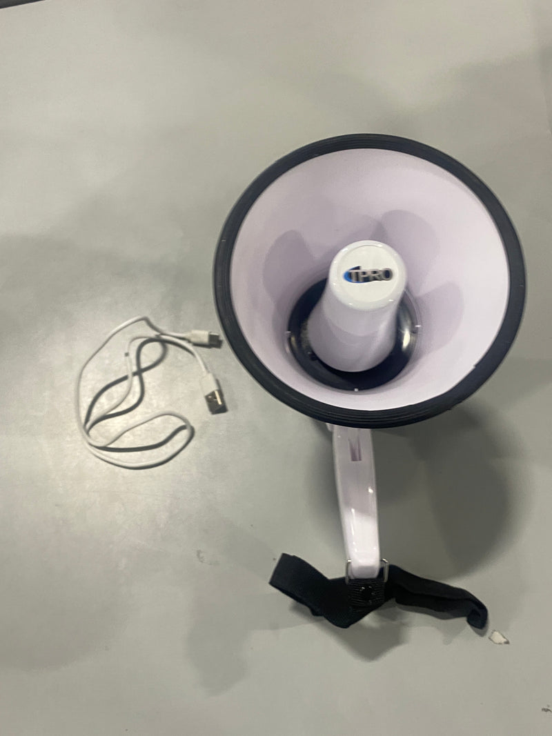 TECHNICAL PRO RECHARGEABLE BATTERY MEGAPHONE, 25 WATTS - Like New