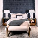 HUG BUD WEIGHTED BLANKET 60"X80" 12LBS NO COVER REQUIRED QUEEN/KING SIZE GRAY - Like New