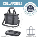 CLEVERMADE TAHOE SOFT-SIDED COLLAPSIBLE COOLER 30 CAN 80134862-GRAY - GRAY - Like New