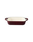 MAXWELL & WILLIAMS CAST IRON ROASTER 5L CAPACITY BAKEWARE 33X25CM - MERLOT - RED - Like New