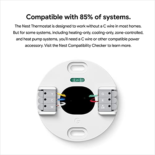 GOOGLE NEST SMART PROGRAMMABLE WIFI THERMOSTAT CHARCOAL - Brand New